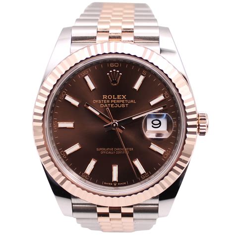 rolex datejust chocolate price|Rolex Datejust 41 chocolate jubilee.